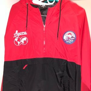 AGORA MT Fuji pull over windbreaker